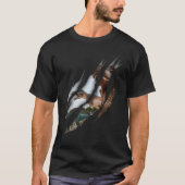 Trex Spinosaurus Torn Claw Dino Lover T-Shirt (Vorderseite)