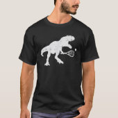 Trex Tennis Tennisaurus Funny Dinosaur Player Men T-Shirt (Vorderseite)