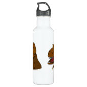 Trex Tyrannosaurus Rex Dinosaurier-personalisierte Edelstahlflasche (Rückseite)