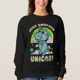 Trex Unicorn Inspiriert Eiskremhorn verwandt Sweatshirt