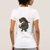 TRex Weihnachten T-Shirt (Rückseite)