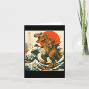 Trexzilla Trex Japanischer Kunstfreund T.rex Gesch Karte