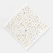 Trey Confetti Wasserfarbe Dots Papier Napkin Serviette (Ecke)