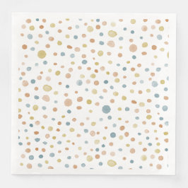 Trey Confetti Wasserfarbe Dots Papier Napkin Serviette