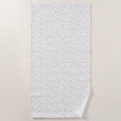 Trey Confetti Wasserfarbpunkte Strandtuch (Vorderseite)