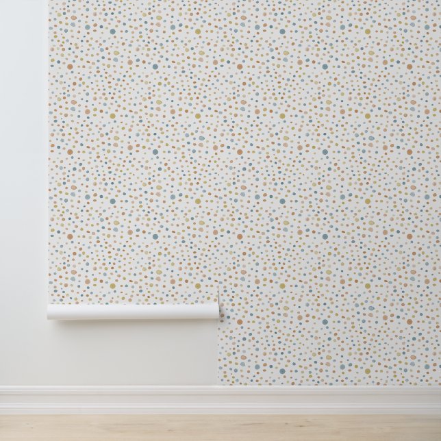 Trey Confetti Wasserfarbpunkte Tapete (Anwendung)