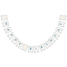 Trey Confetti Watercolor Dots Bunting Flag