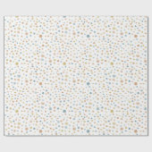 Trey Confetti Watercolor Dots Wrapping Paper Geschenkpapier (Flach)