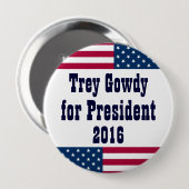 Trey Gowdy für Flagge Präsidenten-2016-American Button (Vorne & Hinten)