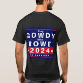 Trey Gowdy für Präsident 2024 T-Shirt (Rückseite)