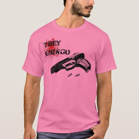 Trey rosa höheres T-Shirt (Vorderseite)