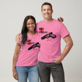 Trey rosa höheres T-Shirt (Unisex)