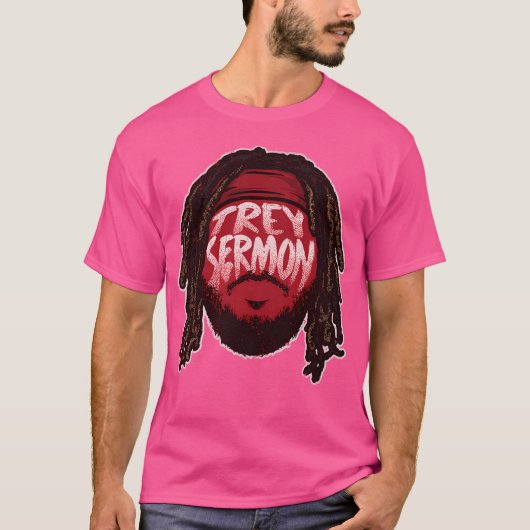 Trey Sermon Player Silhouette T-Shirt (Vorderseite)