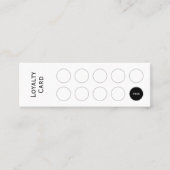 Treyalty Card, sauber und einfach, beruflich Treuekarte (Vorderseite)