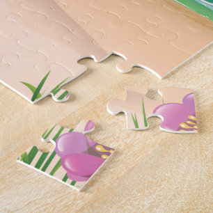 Treyarnon Bay, Reiseplakat Cornwall Puzzle