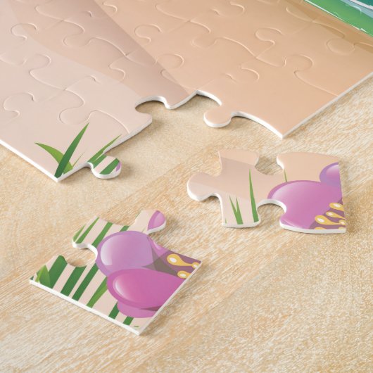 Treyarnon Bay, Reiseplakat Cornwall Puzzle (Seite)