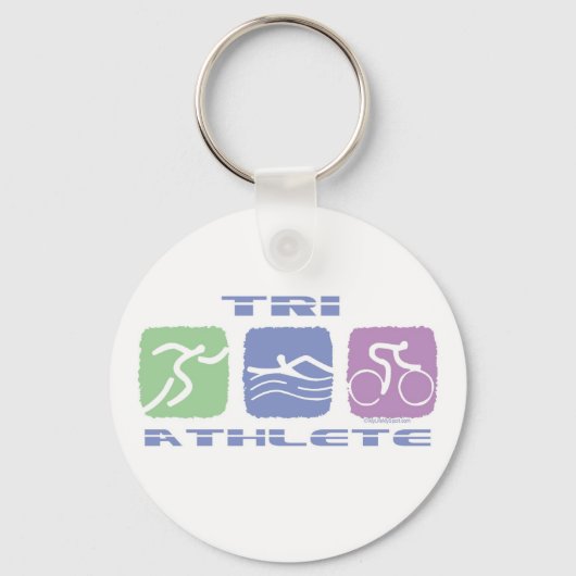 TRI ATHLETE SCHLÜSSELANHÄNGER (Vorderseite)
