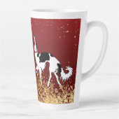 Tri Ballet Borzoi Holiday Tasse (Rechts)