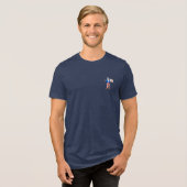 TrI Blend Dark {L}Horseshoe Pitching Tee (Vorderseite voll)