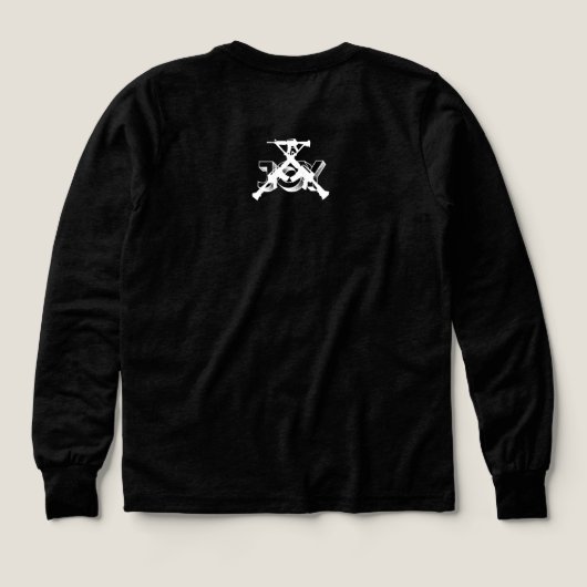 Tri-Blend-Langarmshirt (Design Rückseite)