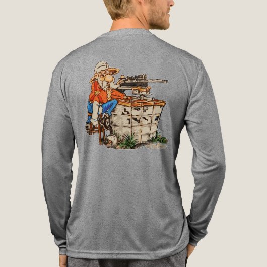 Tri-Blend-Langarmshirt Tri-Blend Shirt (Rückseite)
