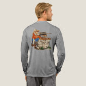 Tri-Blend-Langarmshirt Tri-Blend Shirt (Voller Rücken)