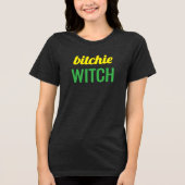 Tri-Blend Shirt : HALLOWEEN bWitch #3 (Vorderseite)