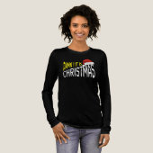 Tri-Blend Shirt : It's Christmas (black) (Volle Vorderseite)