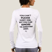 Tri-Blend-Shirt : Kann nicht jeden bitten Tri-Blend Shirt (Rückseite)