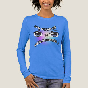 Tri-Blend Shirt: Keines von Ihnen (blau) Shirt
