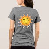 Tri-Blend Shirt : Nehmen Sie ein Nickerchen (grau) (Rückseite)