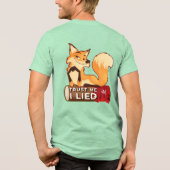 Tri-Blend Shirt : Trust Me (grün) (Rückseite)