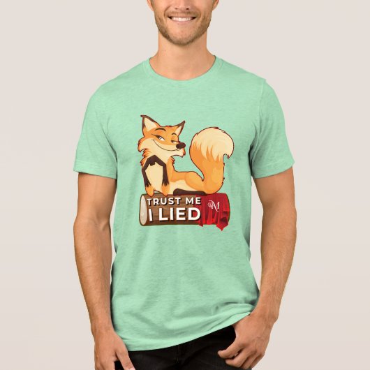 Tri-Blend Shirt : Trust Me (grün) (Vorderseite)