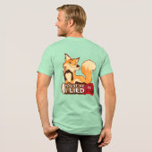 Tri-Blend Shirt : Trust Me (grün) (Rückseite voll)