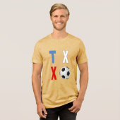 Tri-blend T-Shirt mustard TEXAS SPORT Tri-Blend Shirt (Vorderseite voll)