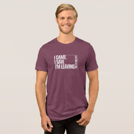 Tri-blend T-shirt | Sarcastic Philosophy Wear Tri-Blend Shirt