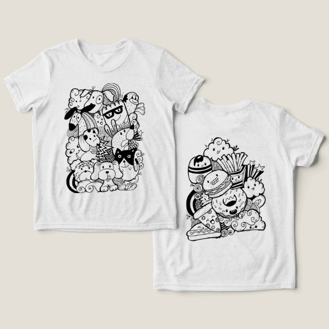 Tri-Blend-T - Shirt Tri-Blend-Shirt (Design Vorderseite & Rückseite)
