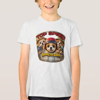 Tri-Blend-T-Shirt, Weiß gesprenkelt, Jugend S Tri-Blend Shirt