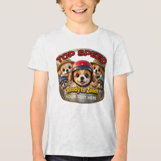 Tri-Blend-T-Shirt, Weiß gesprenkelt, Jugend S Tri-Blend Shirt