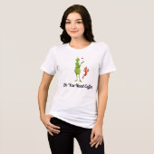 Tri-Blend T-Shirts Lustiger Kaffee Grinch (Vorderseite voll)