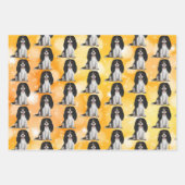 Tri Cavalier King Charles Spaniel Geschenkpapier Set (Vorderseite 3)