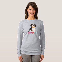 Tri Cavalier King Charles Spaniel Valentine   T-Shirt