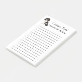 Tri Cavalier König Charles Spaniel   Post-it Klebezettel (angewinkelt)