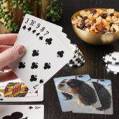 Tri-Cavalier Spaniel Spielkarten (In Situ)