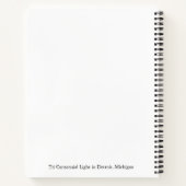 Tri Centennial Light Notebook Notizblock (Rückseite)