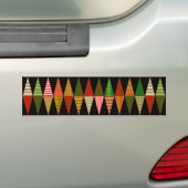 Tri Christmas Trees Autoaufkleber (Auf Auto)