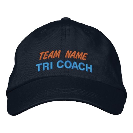 TRI COACH BASEBALL CAP BESTICKTE BASEBALLKAPPE (Vorderseite)