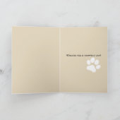 Tri-Color Cavalier King Charles Spaniel Hello Card Karte (Innenseite)