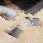 Tri Color Cavalier King Charles Spaniel Puppy Dog Puzzle (Seite)