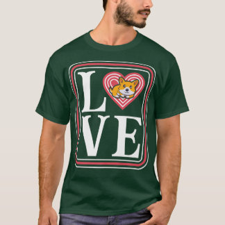Tri Color Corgi Dog Loveri Liebe My Corgi Design13 T-Shirt